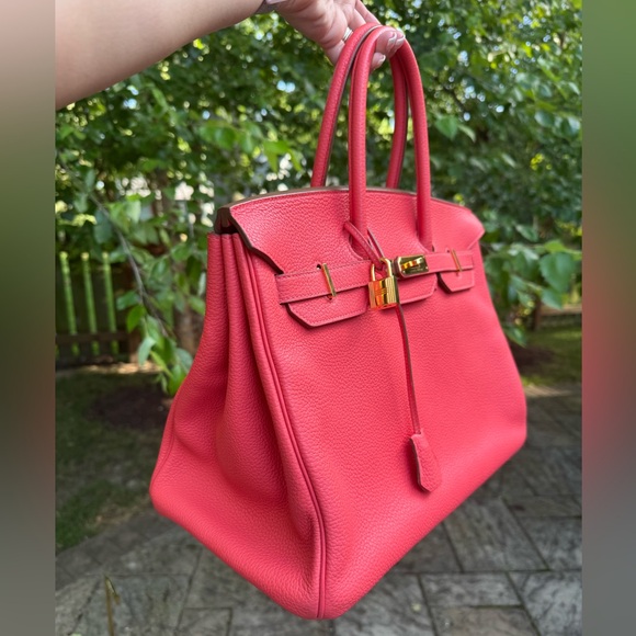 ✨🛍️ Hermes Birkin 35 Handbag Coral - Picture 2 of 11